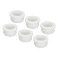 thumbnail image 1 of Uxcell 6Pcs Snap Rubber Grommet Plug Mount Dia 23mm ID 18.5mm Seal Anti-Scratch Electrical Box Cable Pipe White, 1 of 6