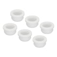 thumbnail image 1 of Uxcell 6Pcs Snap Rubber Grommet Plug Mount Dia 25mm ID 20mm Seal Anti-Scratch Electrical Box Cable Pipe White, 1 of 6