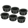 thumbnail image 1 of Uxcell 6Pcs Snap Rubber Grommet Plug Mount Dia 28mm ID 23mm Seal Anti-Scratch Electrical Box Cable Pipe Black, 1 of 6