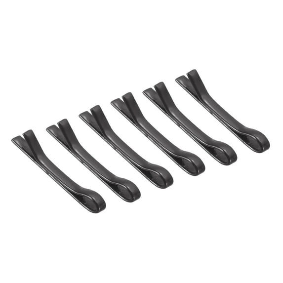 Uxcell 6Pcs Tiny Doll Hair Pins, 0.43" Nickel Mini Metal Hair Clips Bobby Pins