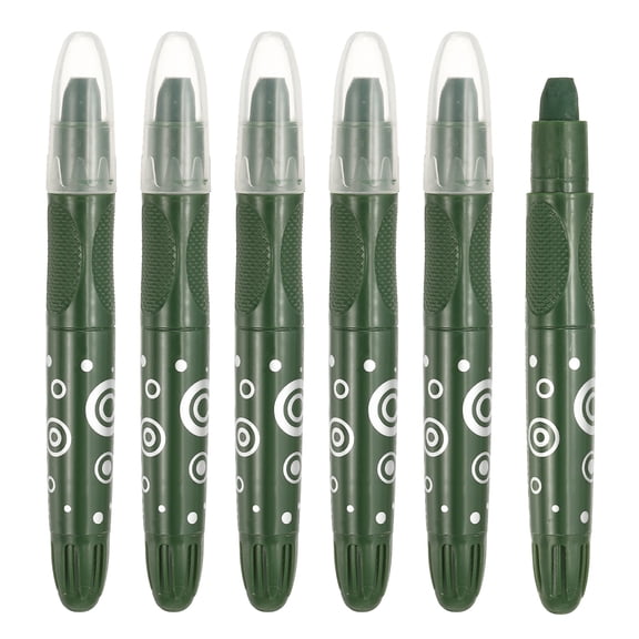 Uxcell 6Pcs Watercolor Gel Crayon for Coloring, Olive Green