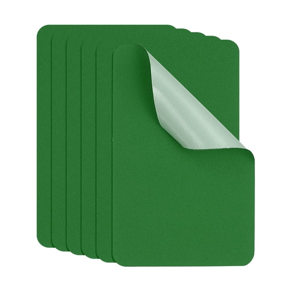 Uxcell 6Pcs Waterproof Self-Adhesive Nylon Repair Patch 3 x 2" Light Green