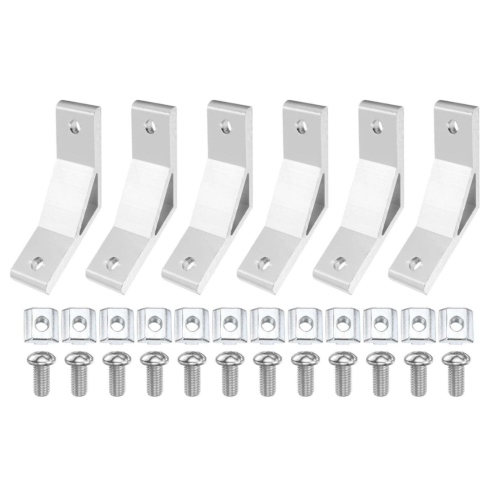 Uxcell 6Set 135 Degree Angle Corner Brackets, 4040 Series Aluminum ...