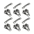 thumbnail image 1 of Uxcell 6Set Iron Sewing Hooks and Eyes Closure Set for Trousers (14x18mm, Dark Gray), 1 of 5