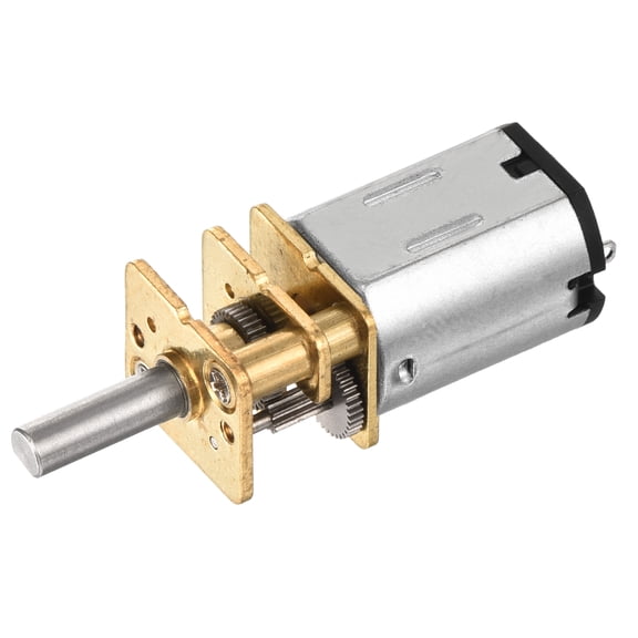 Uxcell 6V 2000RPM Rated Torque 0.8 Output Shaft Length 10mm Micro DC Speed Reduction Motor Mini Metal Gearbox Motor