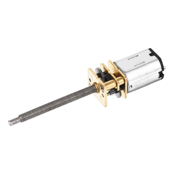 Uxcell 6V 30RPM Rated Torque 12 Output Shaft Length 55mm Micro DC Speed Reduction Motor Mini Metal Gearbox Motor