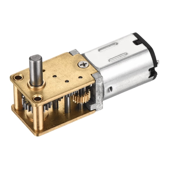 Uxcell 6V 68RPM Rated Torque 0.62 Output Shaft Length 8mm Micro DC Speed Reduction Motor Mini Metal Gearbox Motor