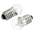 thumbnail image 1 of Uxcell 6V E10 Warm Yellow Light Mini Incandescent Bulbs with Box 10 Count, 1 of 6