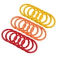 thumbnail image 1 of Uxcell 6cm Plastic Carnival Ringtoss Ring Game Hoop 18 Pack (Orange, Red, Yellow), 1 of 5