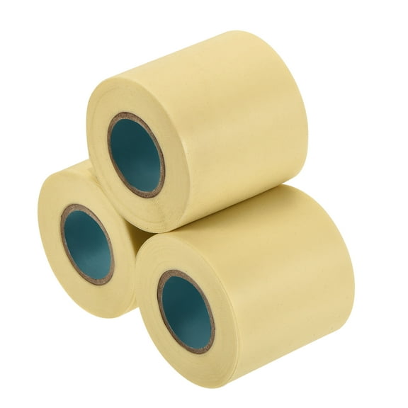 Uxcell 6cmx13m Non-Adhesive Tube Protector Wrap Pipe Protective Tape Beige 3Pack