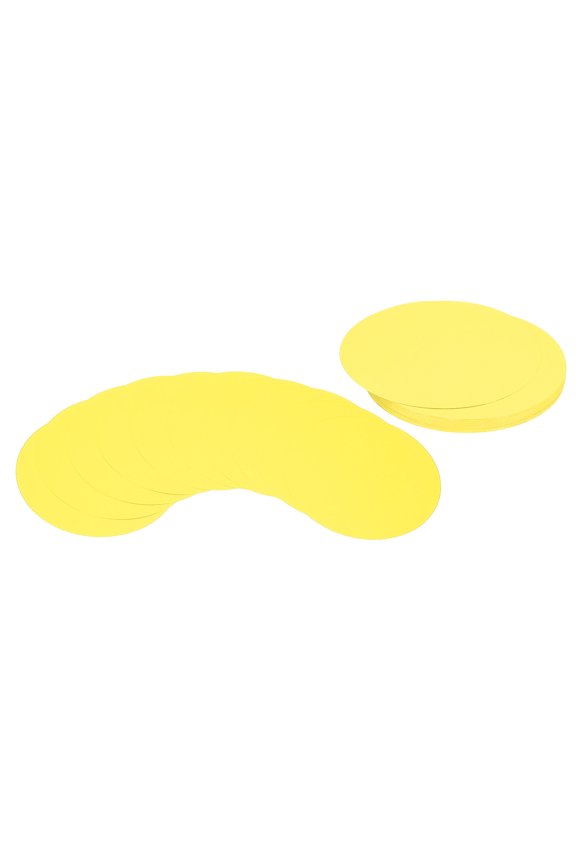6inch Circle Card Stock, 36Pcs Round Shape Cutouts Paper, Yellow