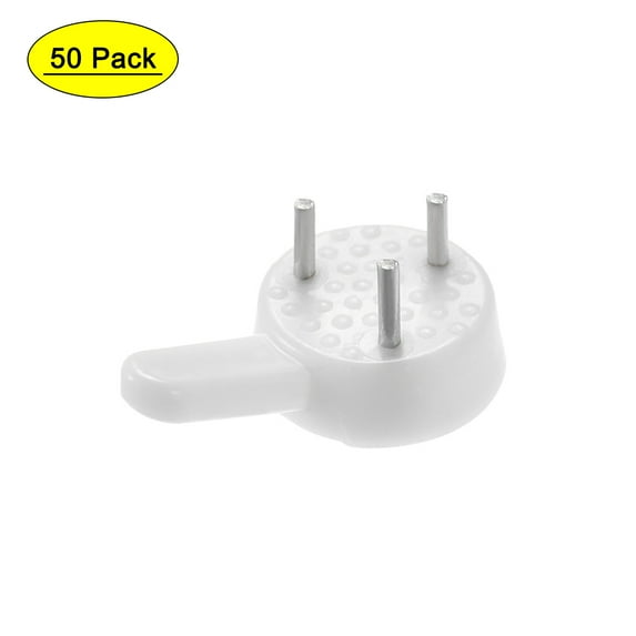 Uxcell 6lbs Hardwall Hanger Wall Non-mark Photo Frame Hooks 50Pack
