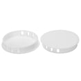 thumbnail image 1 of Uxcell 6mm 2.4" Plastic Hole Plugs, Flush Type Round Hole Cover Snap in Locking Hole Tube, White 6Pcs, 1 of 6