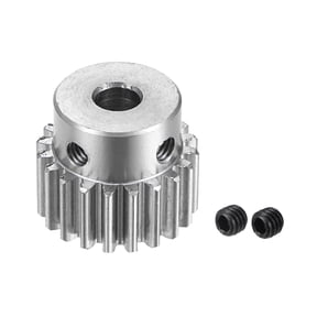 Uxcell 6mm Aperture 20T Mod 1 Stainless Steel Spur Diff Differential Motor Pinion Gear