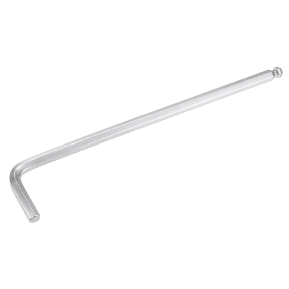 Uxcell 6mm Ball End Hex Wrench, L Shaped Long Arm CR-V Repairing Tool