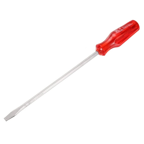 Uxcell 6mm Demolition Driver Slotted Screwdriver with 8 Inch Square Shank