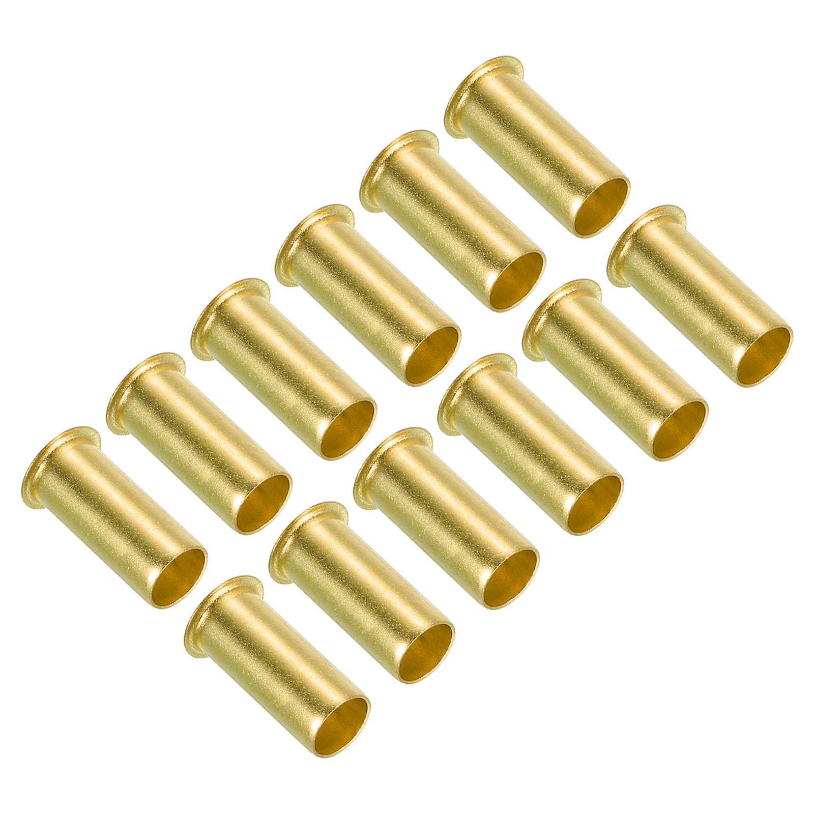 Compression Isert Inj Uxcell 6mm ID 8mm OD Brass Compression Insert, 12Pcs Insert Tube ...