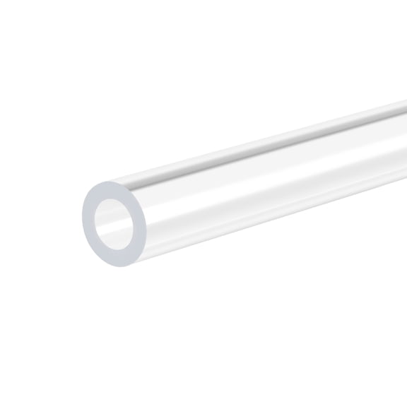 Uxcell 2 Pcs Clear Acrylic Pipes Round Tube for Lamps and Lanterns 6mm x 10mm