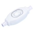 thumbnail image 1 of Uxcell 6mm Inline Cord Switch Waterproof Appliance Switch AC 250V 3A ON/Off Rocker Switch IP65, White, 1 of 6