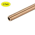 thumbnail image 1 of Uxcell 6mm OD 1mm Wall Thickness 300mm Length Copper Round Tube 2 Pack, 1 of 5