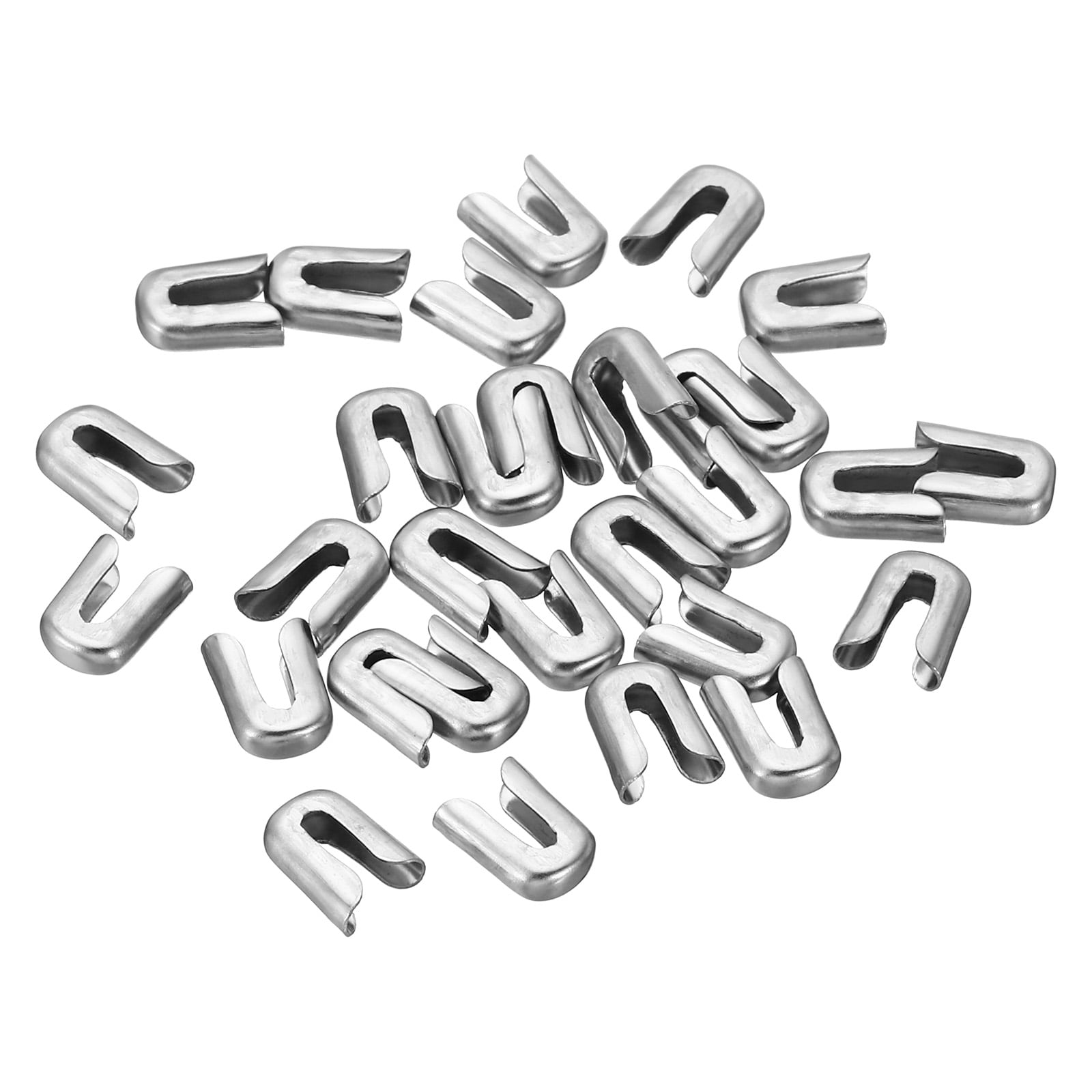 Uxcell 6mm Spiral Boning Tips for Sewing, 30Pcs Stainless Steel Spiral ...