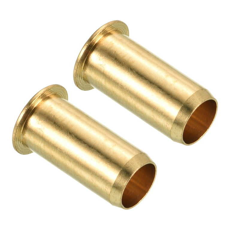 Uxcell 6mm Tube Brass Compression Fittings, 2 Pack Insert Compression  Sleeve Fitting