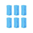 thumbnail image 1 of Uxcell 6pack Watch Strap Loop Fastener Rings 16mm Rubber Watch Holder Keeper Light Blue, 1 of 6
