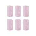 thumbnail image 1 of Uxcell 6pack Watch Strap Loop Fastener Rings 16mm Rubber Watch Holder Keeper Light Pink, 1 of 6