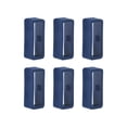 thumbnail image 1 of Uxcell 6pack Watch Strap Loop Fastener Rings 16mm Rubber Watch Holder Keeper Navy Blue, 1 of 6