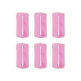 thumbnail image 1 of Uxcell 6pack Watch Strap Loop Fastener Rings 16mm Rubber Watch Holder Keeper Pink, 1 of 6