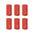 thumbnail image 1 of Uxcell 6pack Watch Strap Loop Fastener Rings 16mm Rubber Watch Holder Keeper Red, 1 of 5