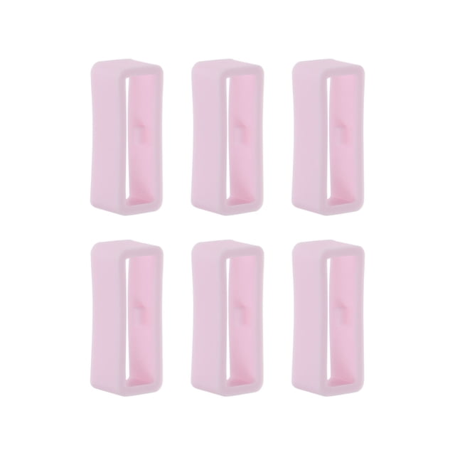 Strap Fastining Rings Uxcell 6pack Watch Strap Loop Fastener Rings 18mm Rubber Watch Holder ...