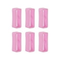 thumbnail image 1 of Uxcell 6pack Watch Strap Loop Fastener Rings 18mm Rubber Watch Holder Keeper Pink, 1 of 6
