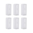 thumbnail image 1 of Uxcell 6pack Watch Strap Loop Fastener Rings 18mm Rubber Watch Holder Keeper White, 1 of 6