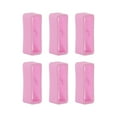 thumbnail image 1 of Uxcell 6pack Watch Strap Loop Fastener Rings 20mm Rubber Watch Holder Keeper Pink, 1 of 6