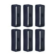 thumbnail image 1 of Uxcell 6pack Watch Strap Loop Fastener Rings 26mm Rubber Watch Holder Keeper Blue, 1 of 6