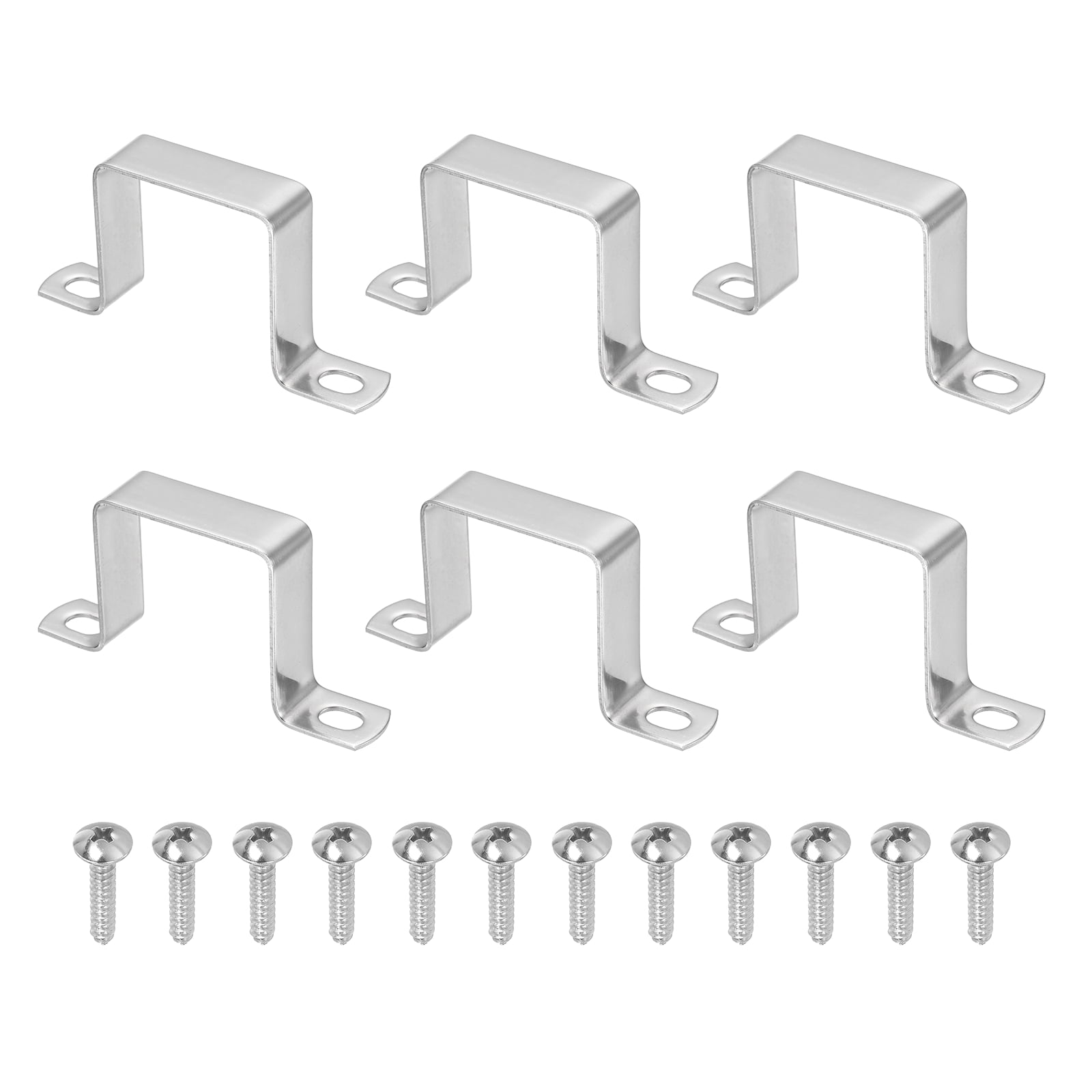 Besttoolifes 4 Pcs Square Pipe Clamp, U Shaped Connector, Fence Post - View #7