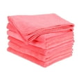 thumbnail image 1 of Uxcell 6pcs 30" x 14" Microfiber Cleaning Cloth Absorbent, Rose Red, 1 of 7
