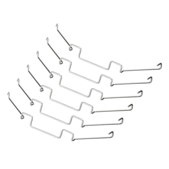 Uxcell 6pcs CPU Heatsink Fan Buckles, 8CM Wire Buckle Upper Hook Type Fixing Clip PC Mainboard CPU Radiator