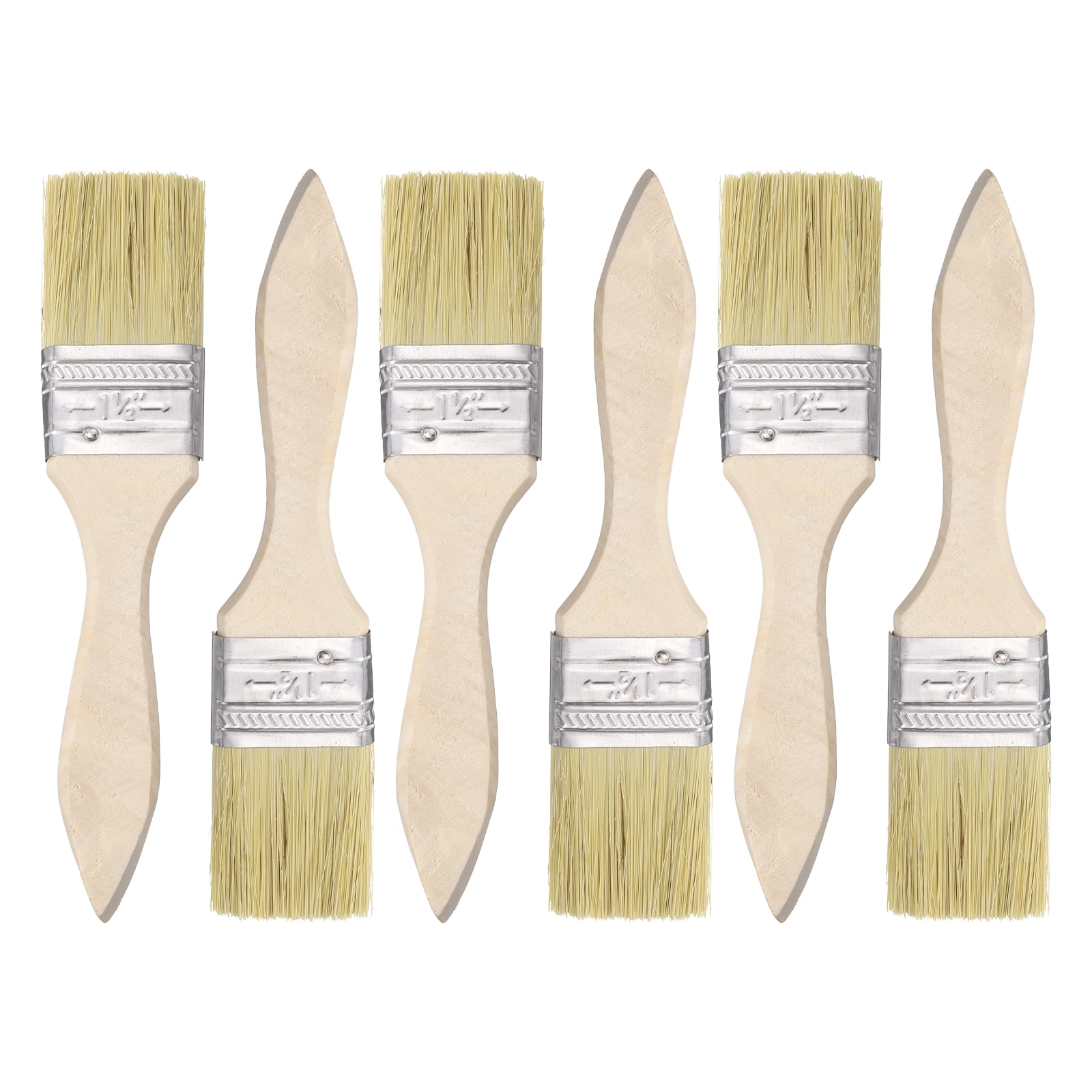 8Inch 2Inch Paint Brush Synthetic Bristle With 13/11mm Thick Wood Handle 6pcs Wood Color 2 8Inch 2Inch Paint Brush Synthetic Bristle With 13/11mm Thick Wood Handle 6pcs Wood Color 2