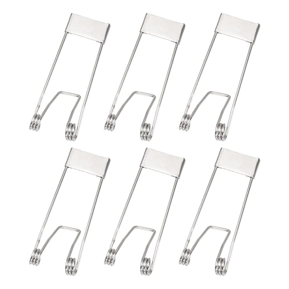 Uxcell 6pcs Downlight Spring Clips, 51x18mm LED Recessed Ceiling Lights Accessories Securing Clamps Universal Butterfly Wing Clips for Spotlights, Panel Lamp Lighting Fittings