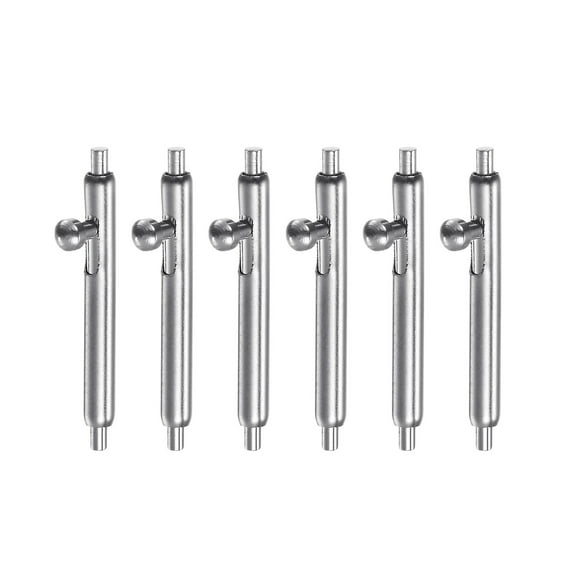 Uxcell 6pcs Quick Release Spring Bar 1.5mm Diameter 12mm Width Stainless Steel Watch Pins for Watch Band Straps