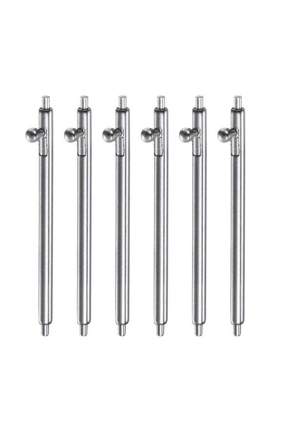6pcs Quick Release Spring Bar 1.5mm Diameter 22mm Width Stainless Steel Watch Pins for Watch Band Straps