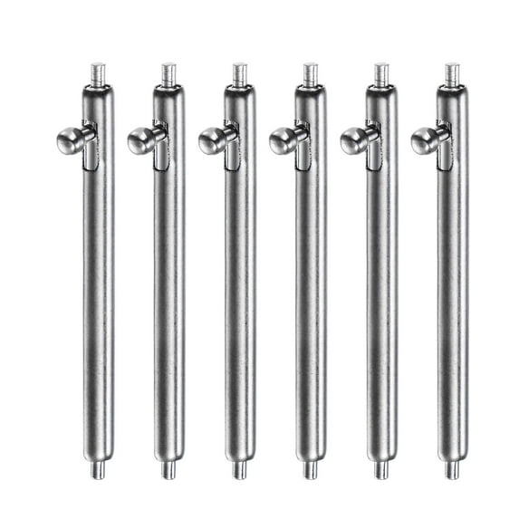 Uxcell 6pcs Quick Release Spring Bar 1.8mm Diameter 21mm Width Stainless Steel Watch Pins for Watch Band Straps