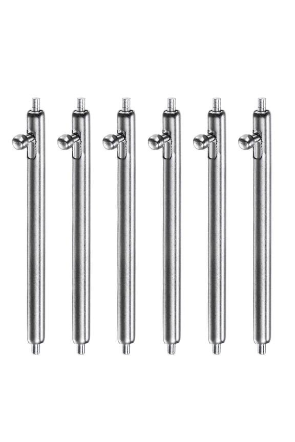 6pcs Quick Release Spring Bar 1.8mm Diameter 23mm Width Stainless Steel Watch Pins for Watch Band Straps