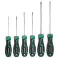 thumbnail image 1 of Uxcell 6pcs SL3+SL5+SL6+PH0+PH1+PH2 Screwdriver Set S2 Steel Magnetic Phillips and Slotted Screwdrivers for Fastening Loosening DIY Repairing, 1 of 6
