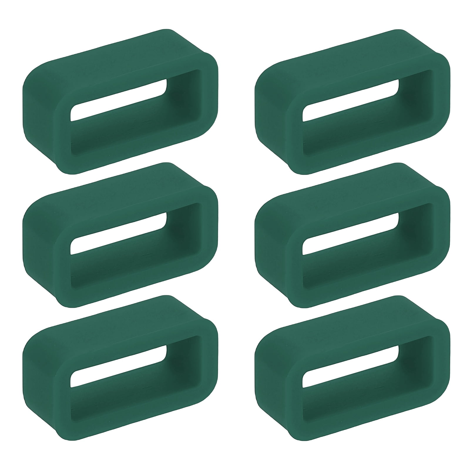 Uxcell 6pcs Watch Band Loops 12mm Silicone Watch Band Keeper ...