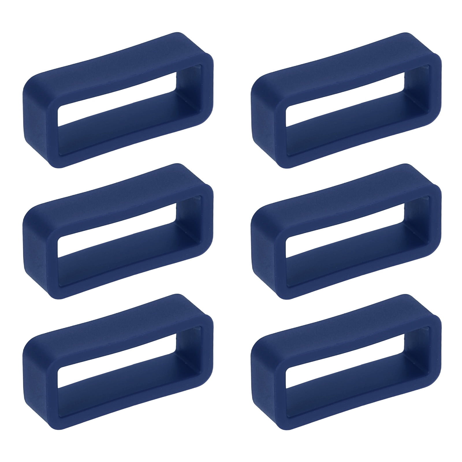 Uxcell 6pcs Watch Band Loops 24mm Silicone Watch Band Keeper ...