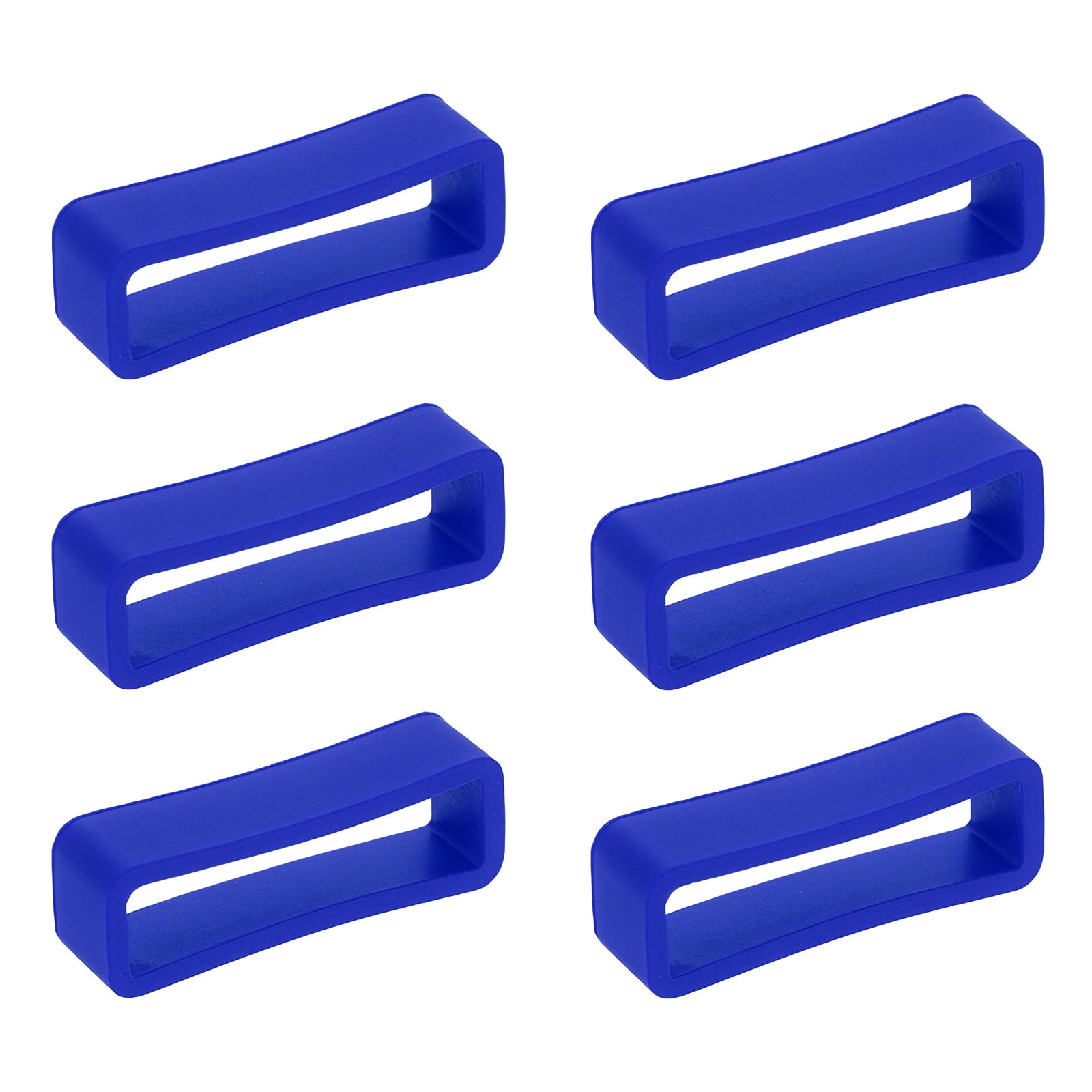Uxcell 6pcs Watch Band Loops 24mm Silicone Watch Band Keeper ...