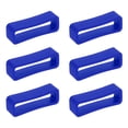 Uxcell 6pcs Watch Band Loops 24mm Silicone Watch Band Keeper ...